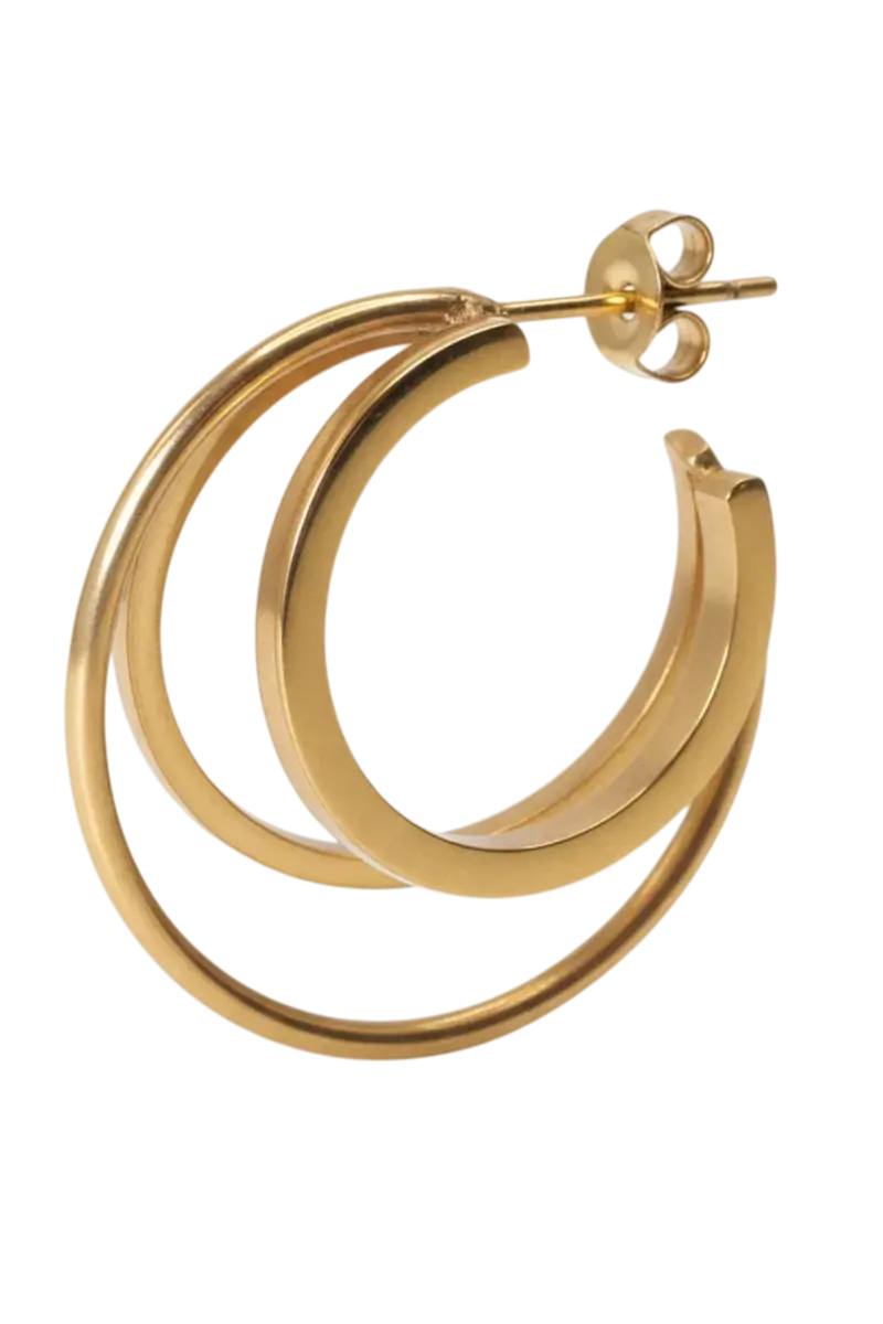 Jane Kønig - Triple Olympia Hoop TOH-SS26-SS-SEFT - Golden