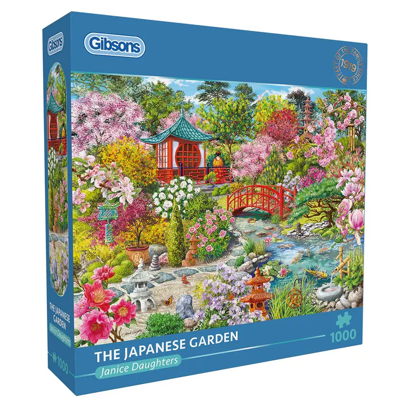 Japanese Garden 1000 brikker puslespil fra Gibson