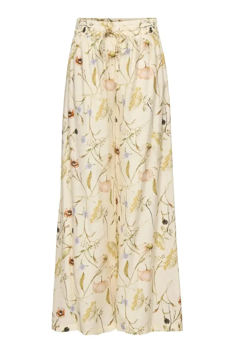JDY - Jdyace Life Palazzo Pant - 4969857 Pristine 32-02-26 Meadow Flowers