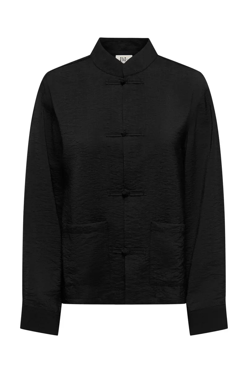 Jdy - Jdycilla L/S Napoleon Shirt - 5249376 Black