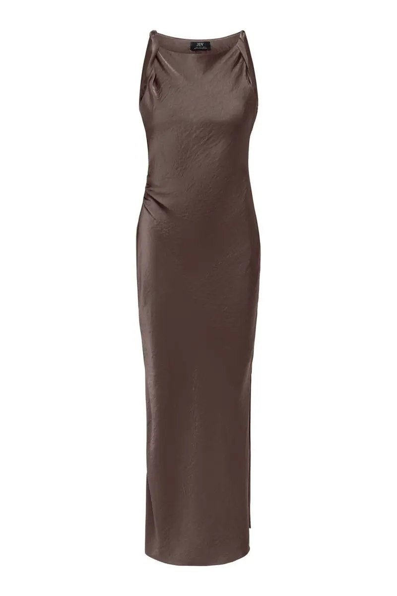 JDY - Jdycordelia Fitted Long Dress - 5172015 Chocolate Brown