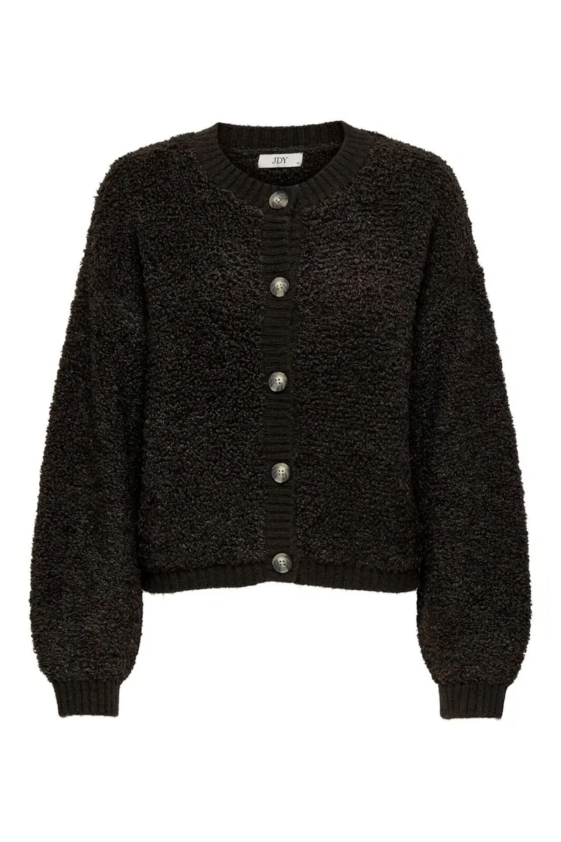 JDY - Jdyeira Life L/S Oneck Cardigan Knt - 4985919 Chocolate Torte