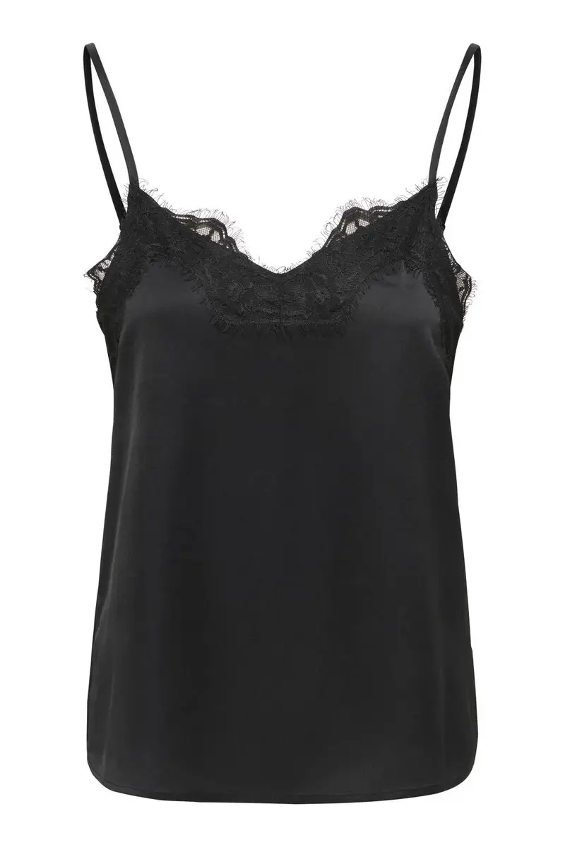 JDY - Jdyelly Lace Singlet - 5079428 Black
