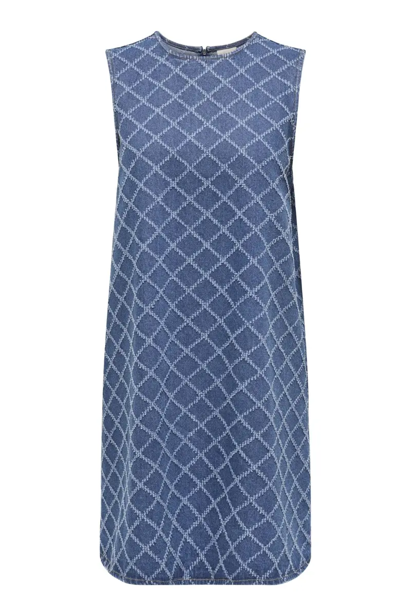 JDY - Jdyemilie-Sabrina S/L Dress - 4878750 Medium Blue Denim
