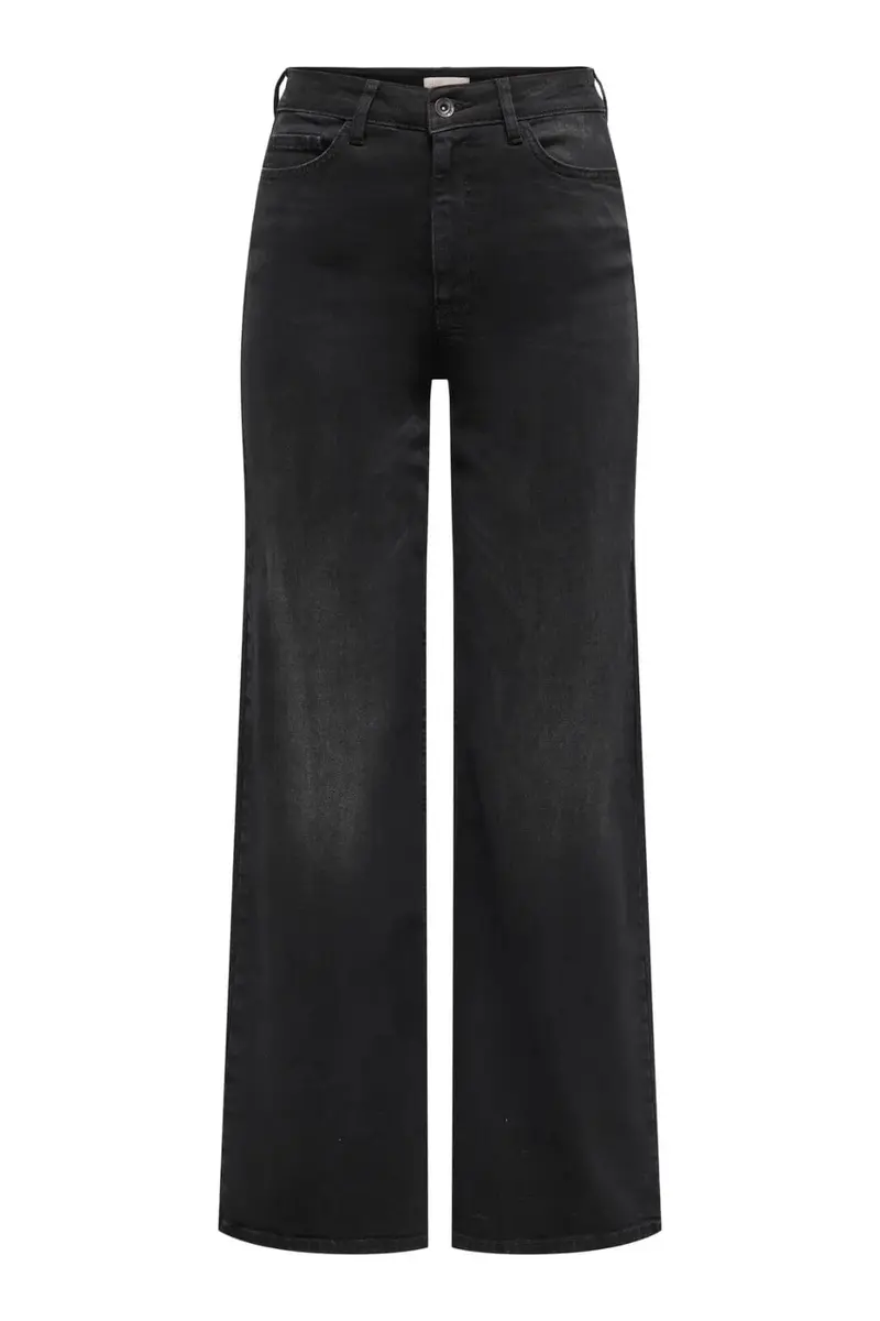 JDY - Jdyfelina-Fina Wide Blk Jeansdnm - 4775461 Black Denim