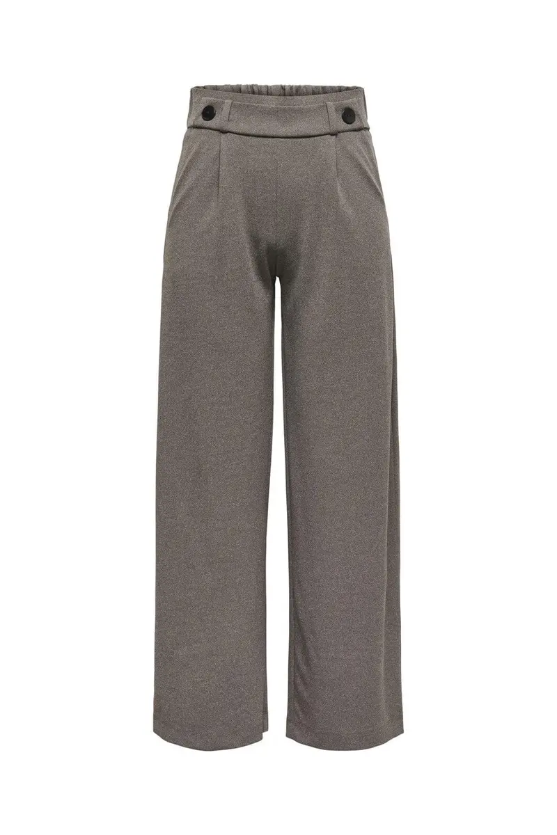 JDY - Jdygeggo Life New Long Pant - 4876476 Chocolate Brown Melange