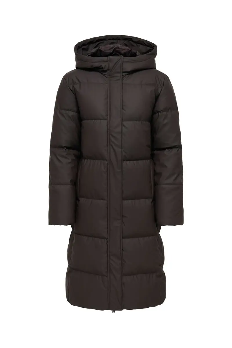 JDY - Jdykamma Water Long Puffer Sij - 5074870 Chocolate Torte
