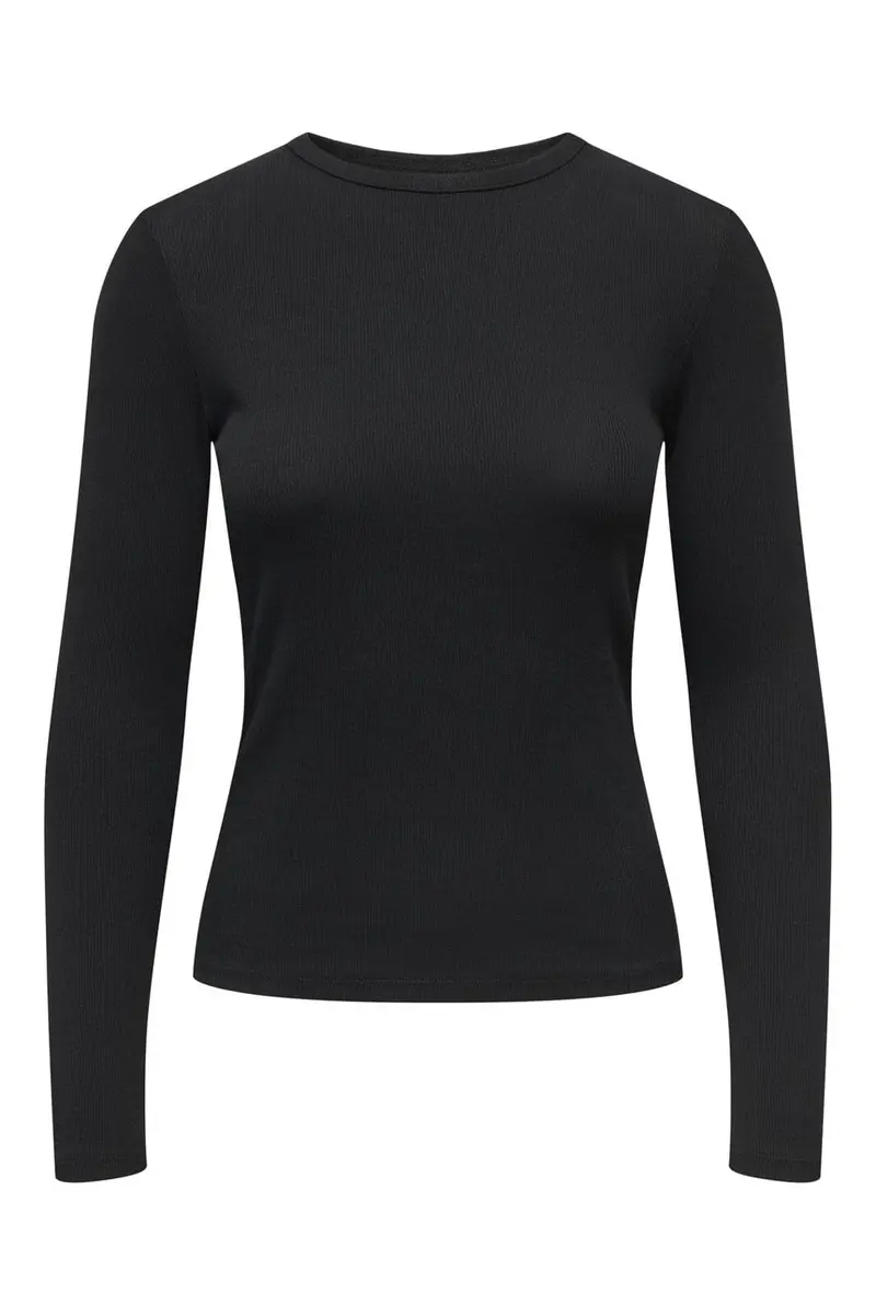 Jdy - Jdylucky L/S O Neck New Top - 5106633 Black