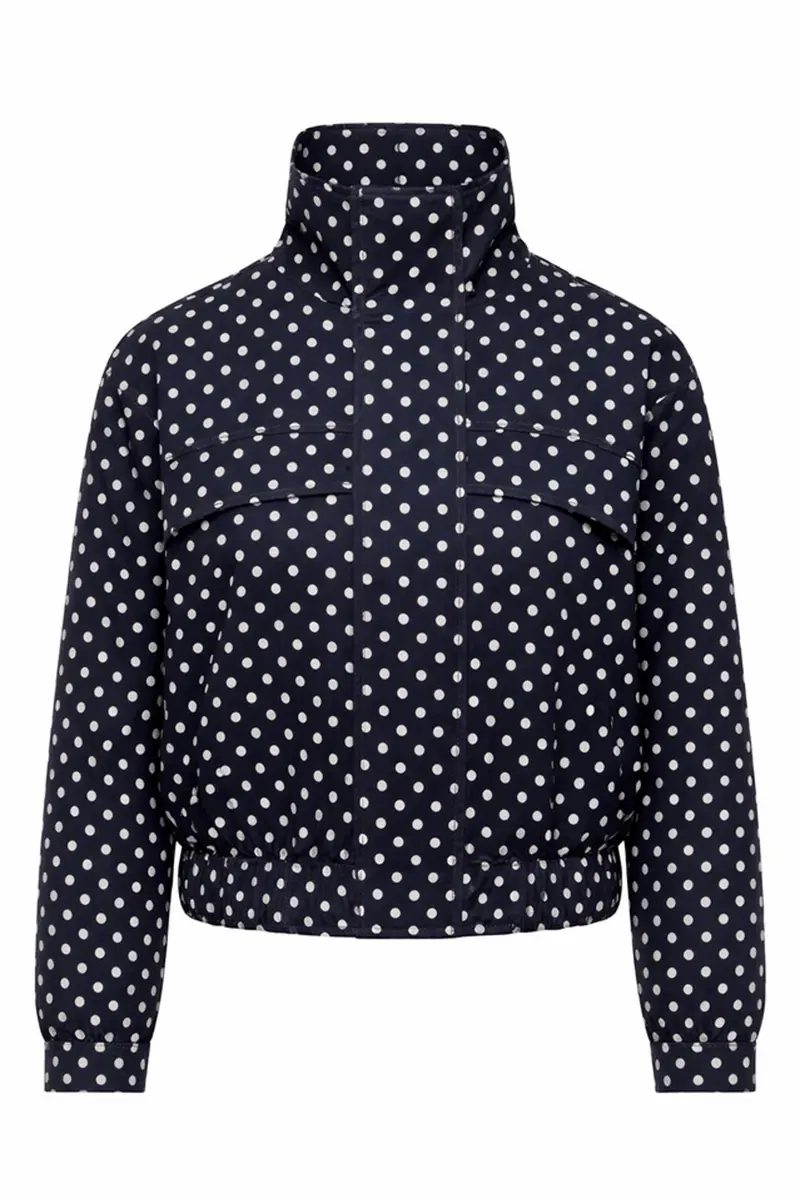 JDY - Jdynaomi L/S Jacket - 5219434 Sky Captain White Dots