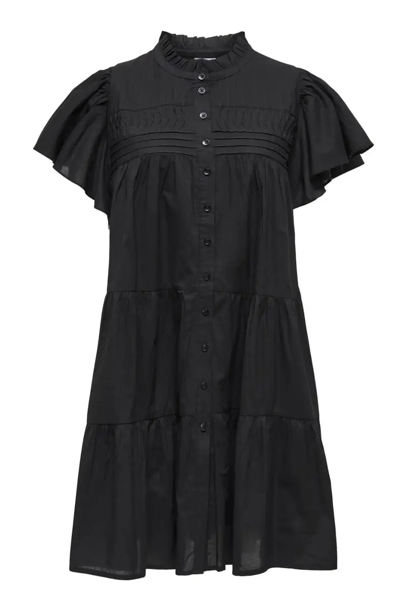 JDY - Jdynaya S/S Shirt Dress - 4894014 Black