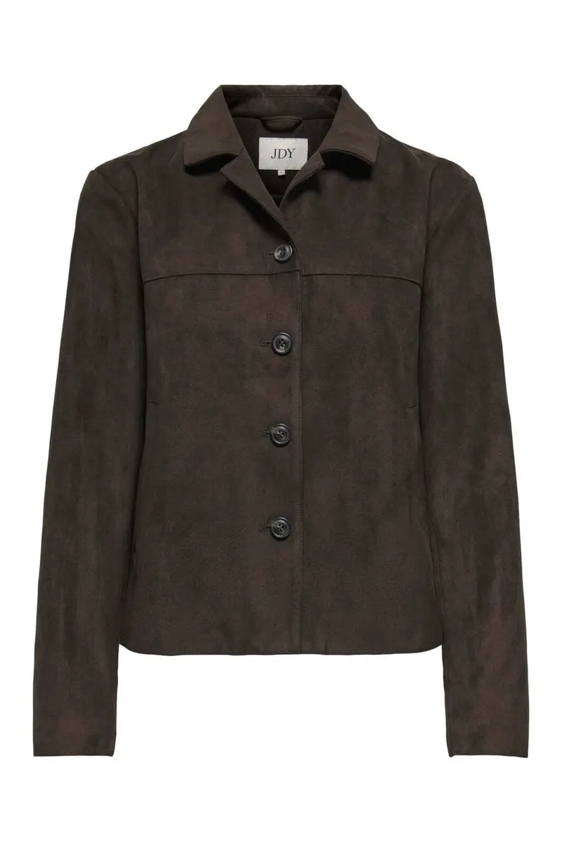 Jdy - Jdynico Faux Suede Jacket Sgo - 4831982 Chocolate Torte
