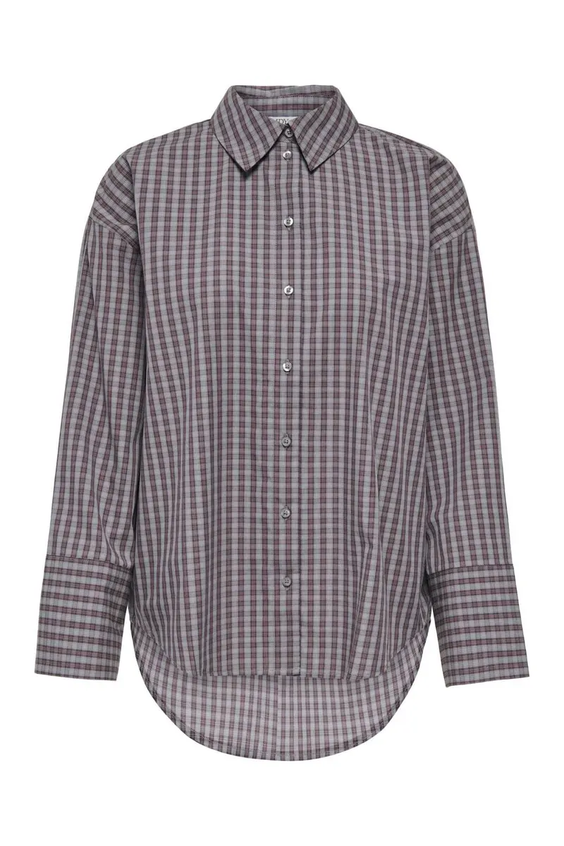 JDY - Jdyserena L/S Shirt - 5115071 Dark Grey Melange Bison