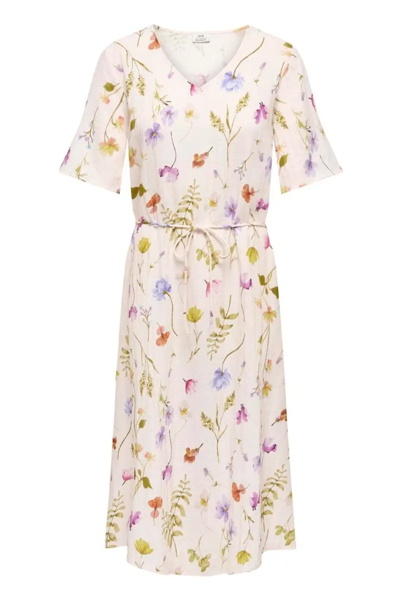 JDY - Jdyviola Life 2/4 Midi Dress - 4893946 Pristine Garden Flower