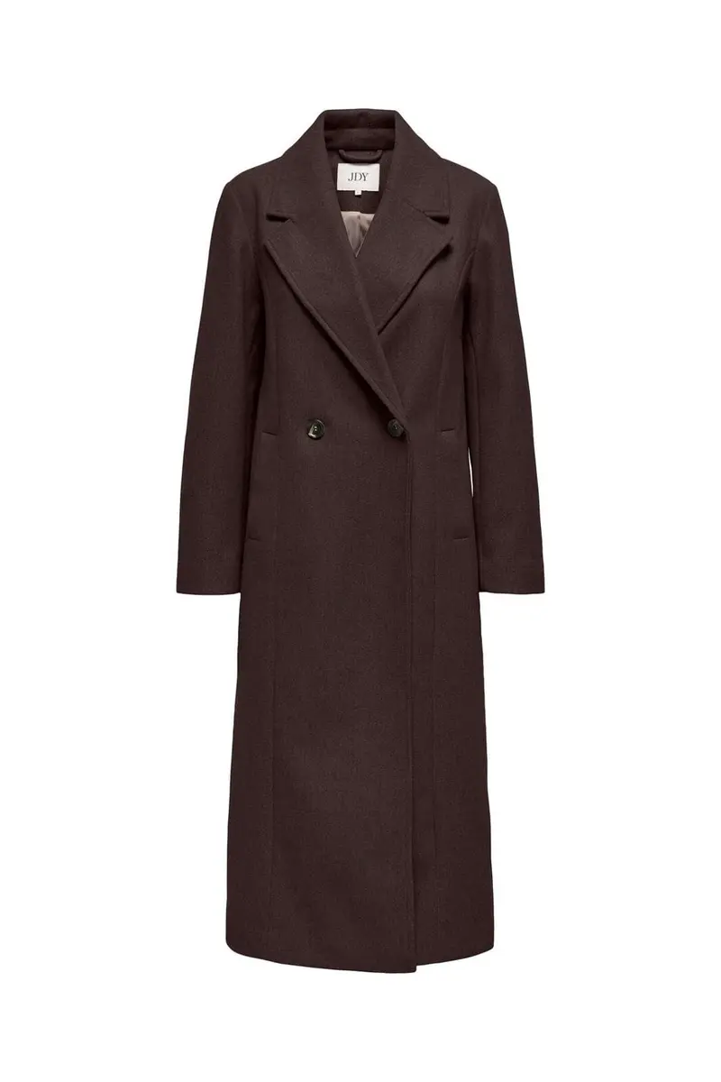 JDY - Jdyviola Life X-Long Coat Hab - 5104904 Chocolate Torte