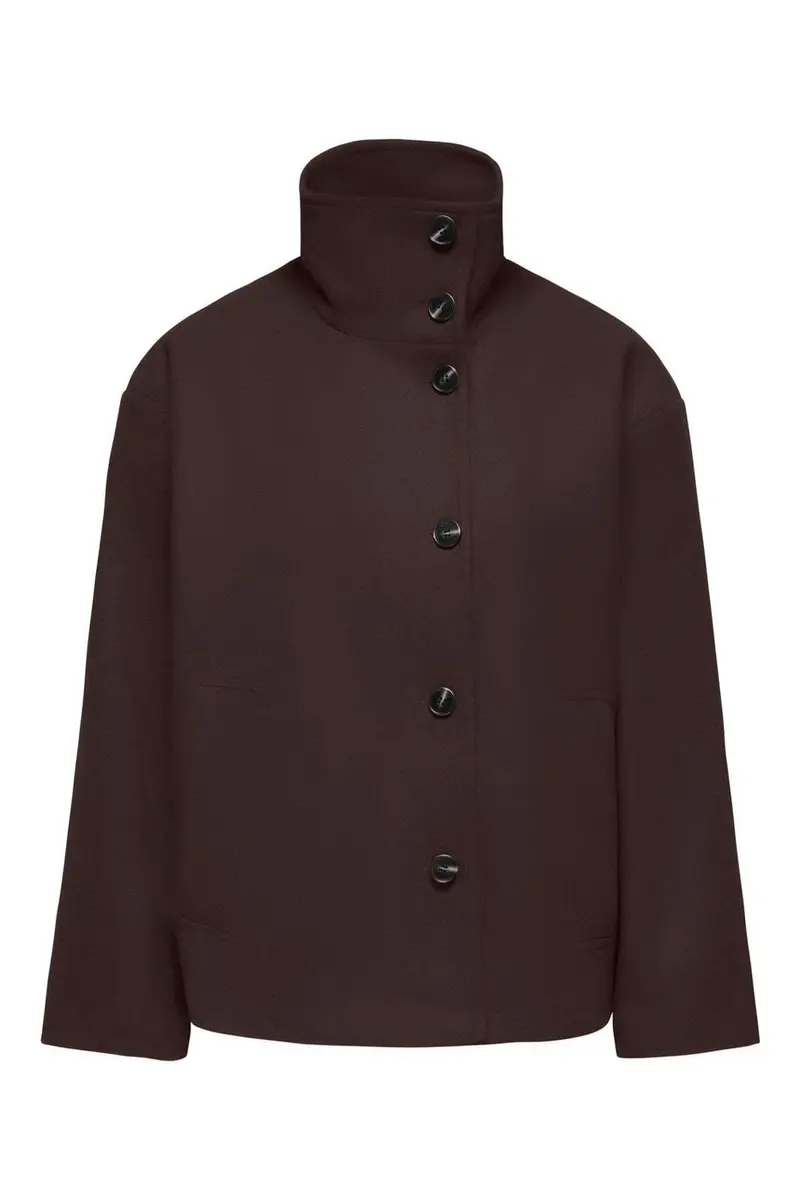 JDY - Jdyvivia Short Jacket Sgo - 5102708 Chocolate Torte Solid