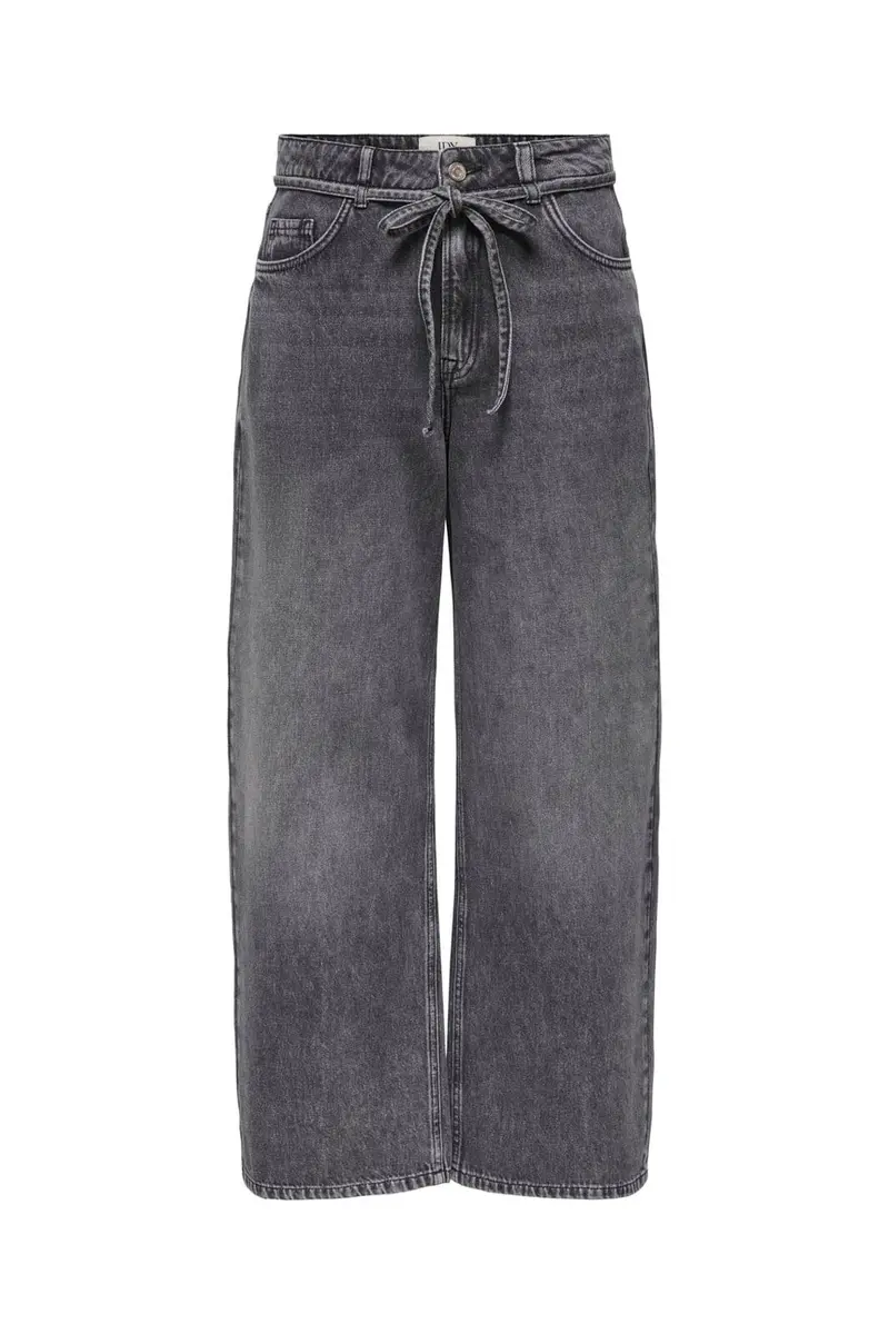 JDY - Jdyzoe String Loose Wide Jeans - 5112916 Dark Grey Denim