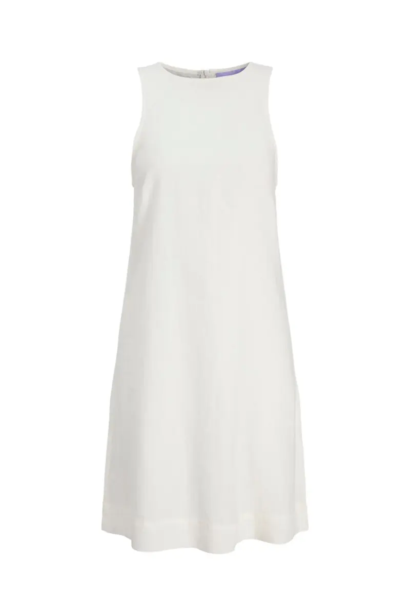Jjxx - Jxalmira Linen Ble Short Sl Dress Ln - 4906572 Blanc De Blanc