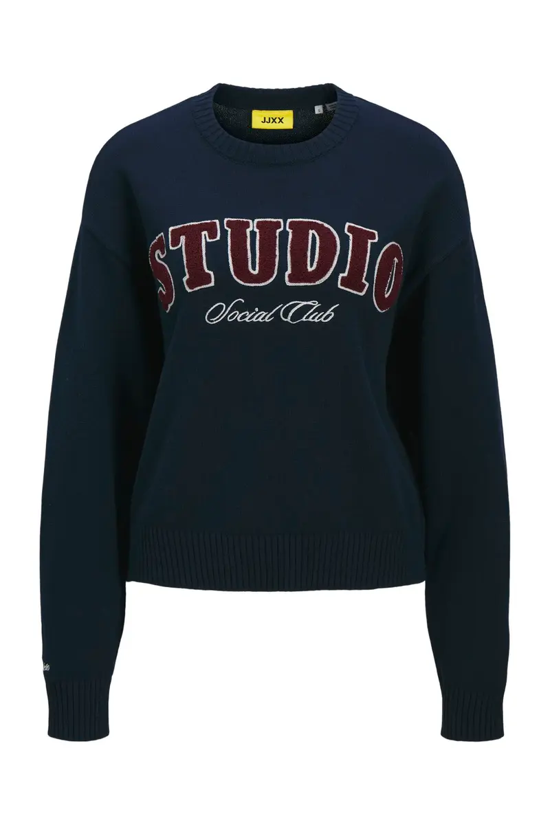 Jjxx - Jxbrook Crew Neck Knit - 4842271 Maritime Blue /Studio
