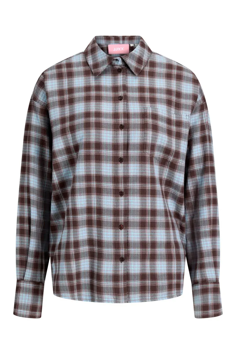 Jjxx - Jxjamie Check Flannel Ls Shirt Sn - 5040585 Skyway Carafe