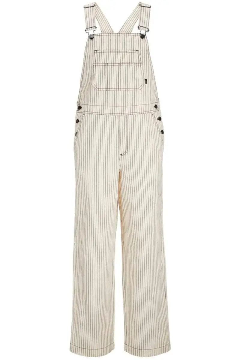 Jjxx - Jxmaddy Overall - 4646855 Blanc De Blanc Black Pinstripe