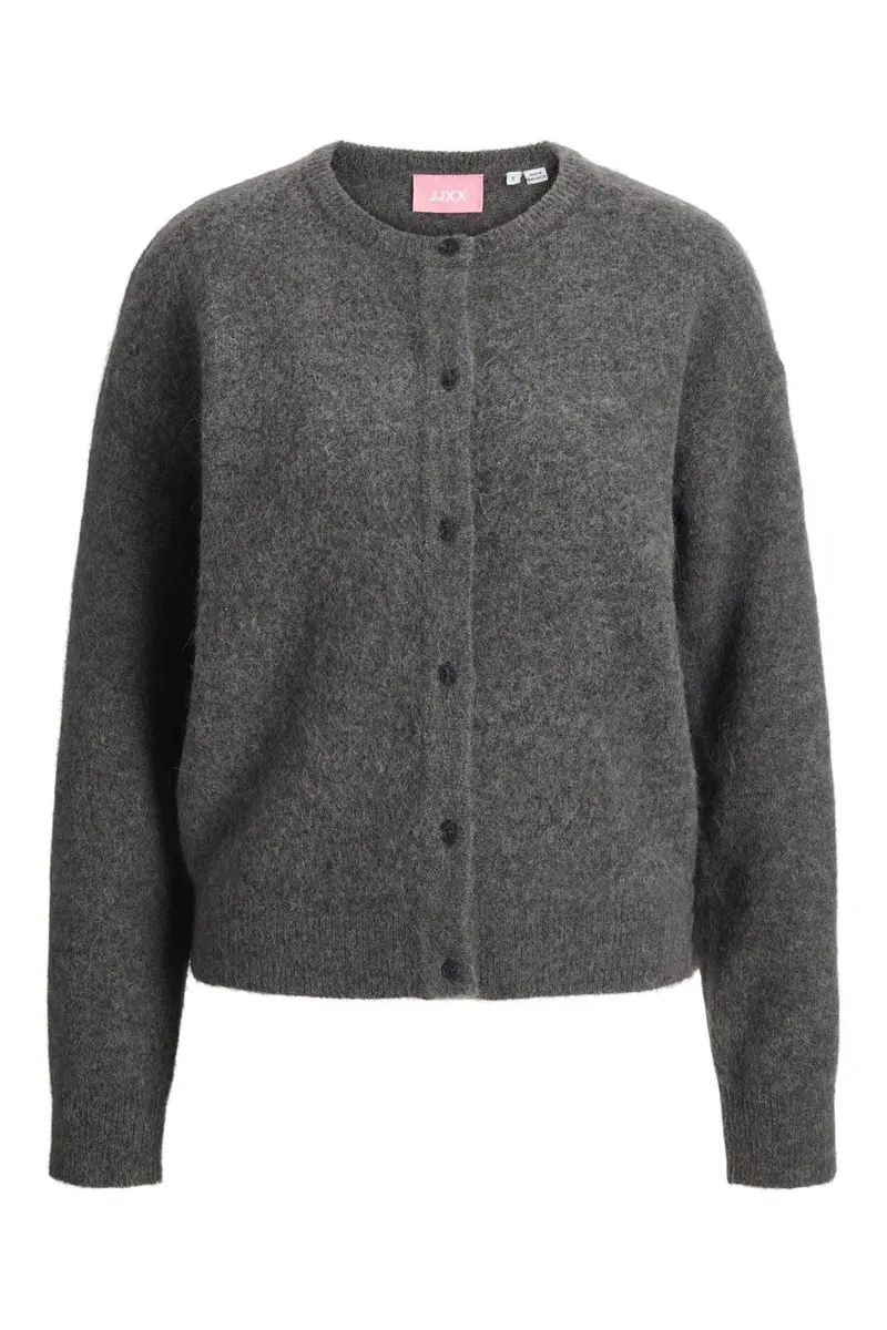 Jjxx - Jxmatilda Wool Blend Cardigan Knit - 4898052 Dark Grey Melange