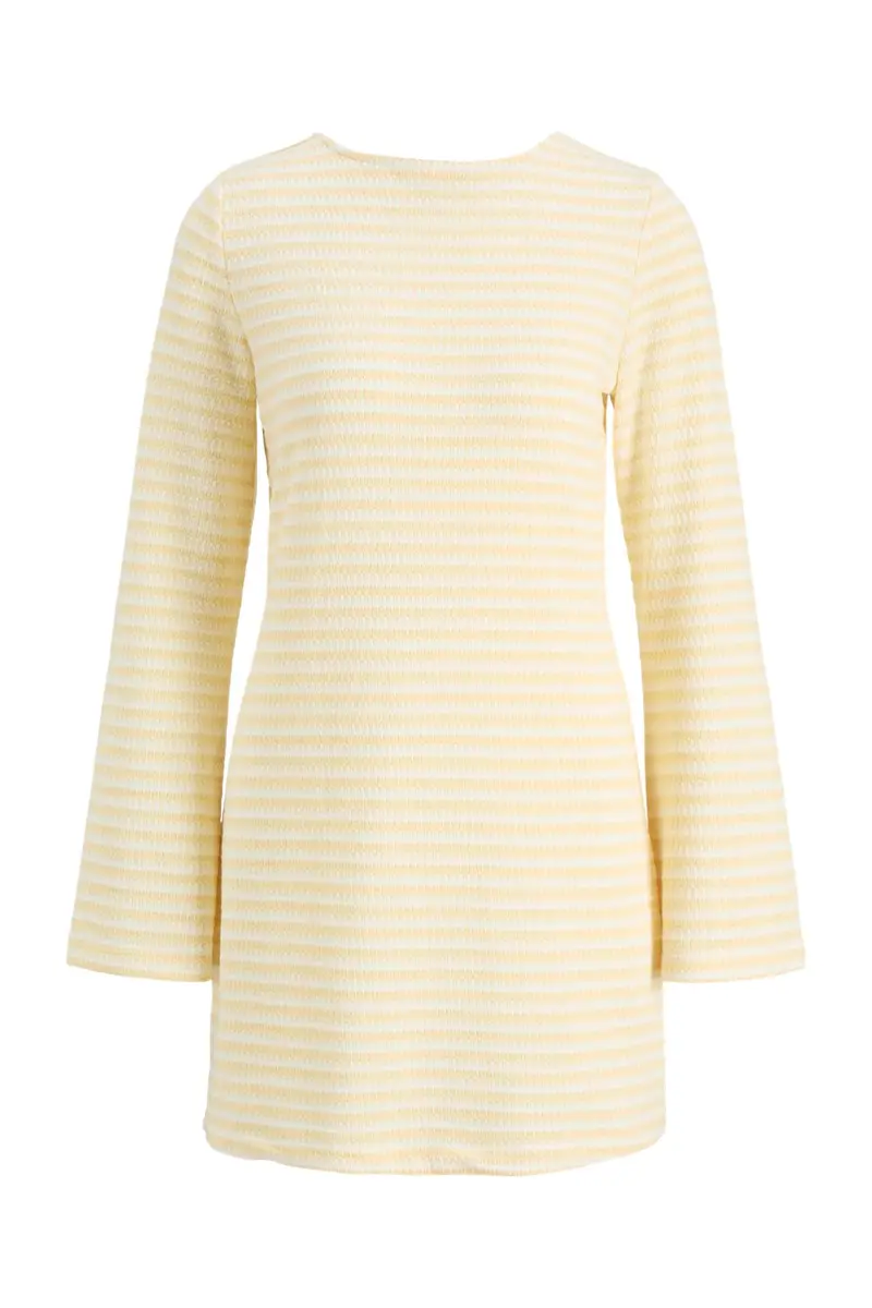 Jjxx - Jxsiena Ls Open Back Dress - 5020988 Sunlight Vanilla Ice