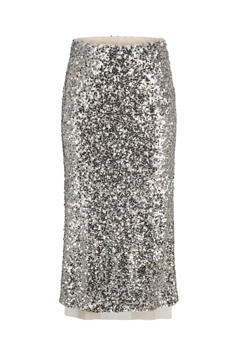 Jjxx - Jxzola Sequin Skirt - 5108013 Silver