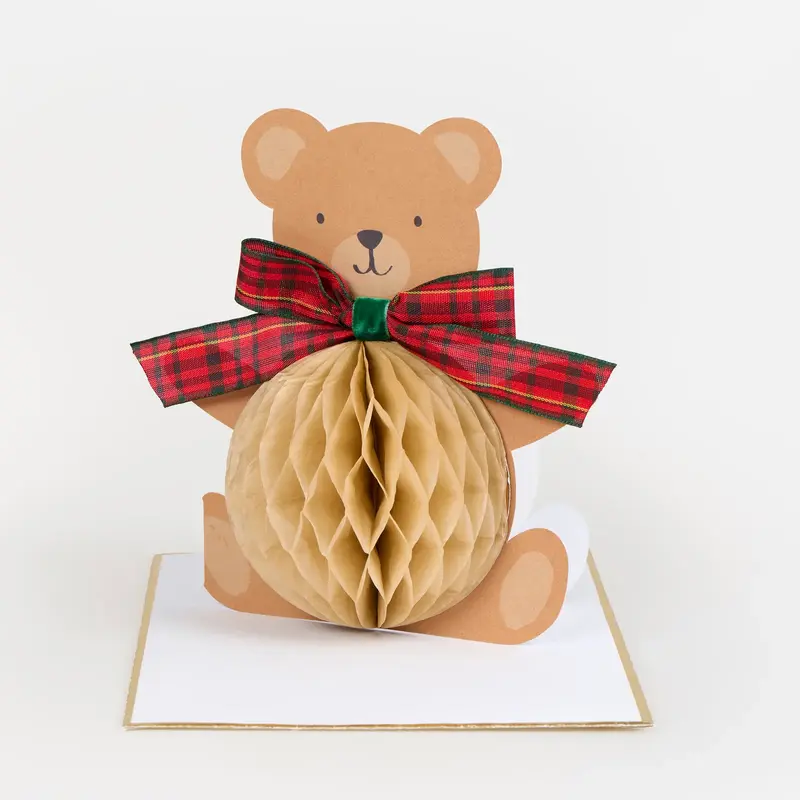 Julekort, Teddy bear