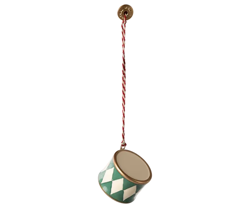 Juleophæng, tromme, mørkegrøn