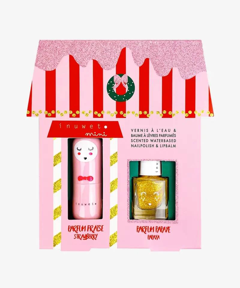 Juliettes hus, julesæt m/ lip balm og neglelak