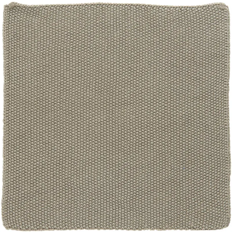 Karklud Mynte sand strikket