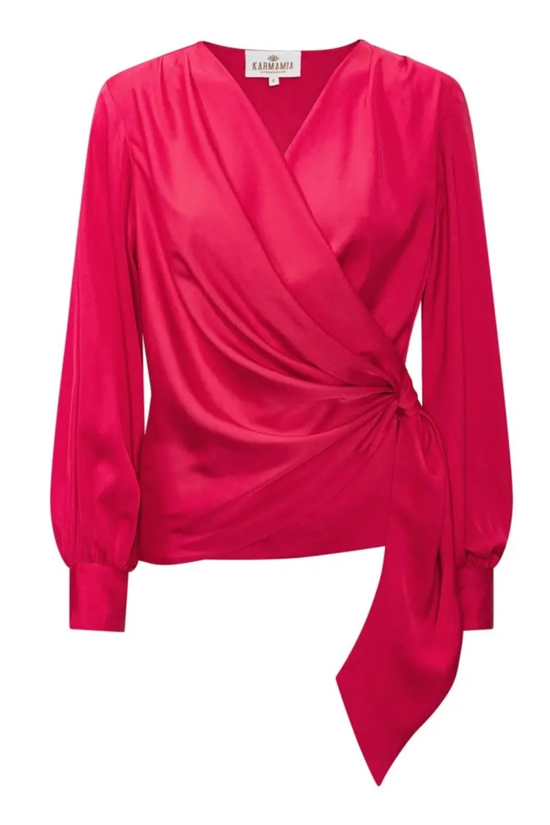 Karmamia - Ines Blouse 2378 - Raspberry Pink
