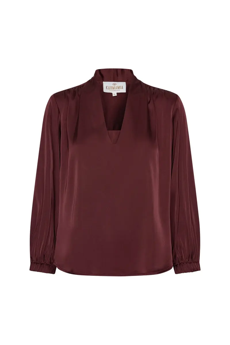 Karmamia - Jody Blouse 2511 - Semi Rich Wine