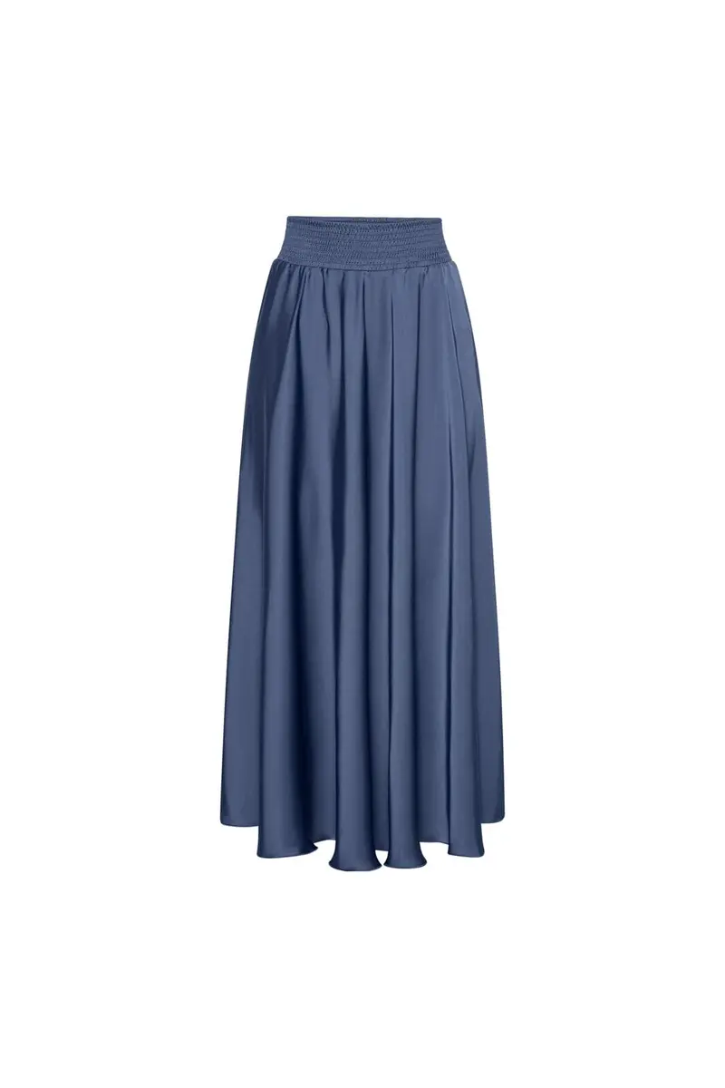 Karmamia - Savannah Skirt 2478 - Semi Rich Crown Blue