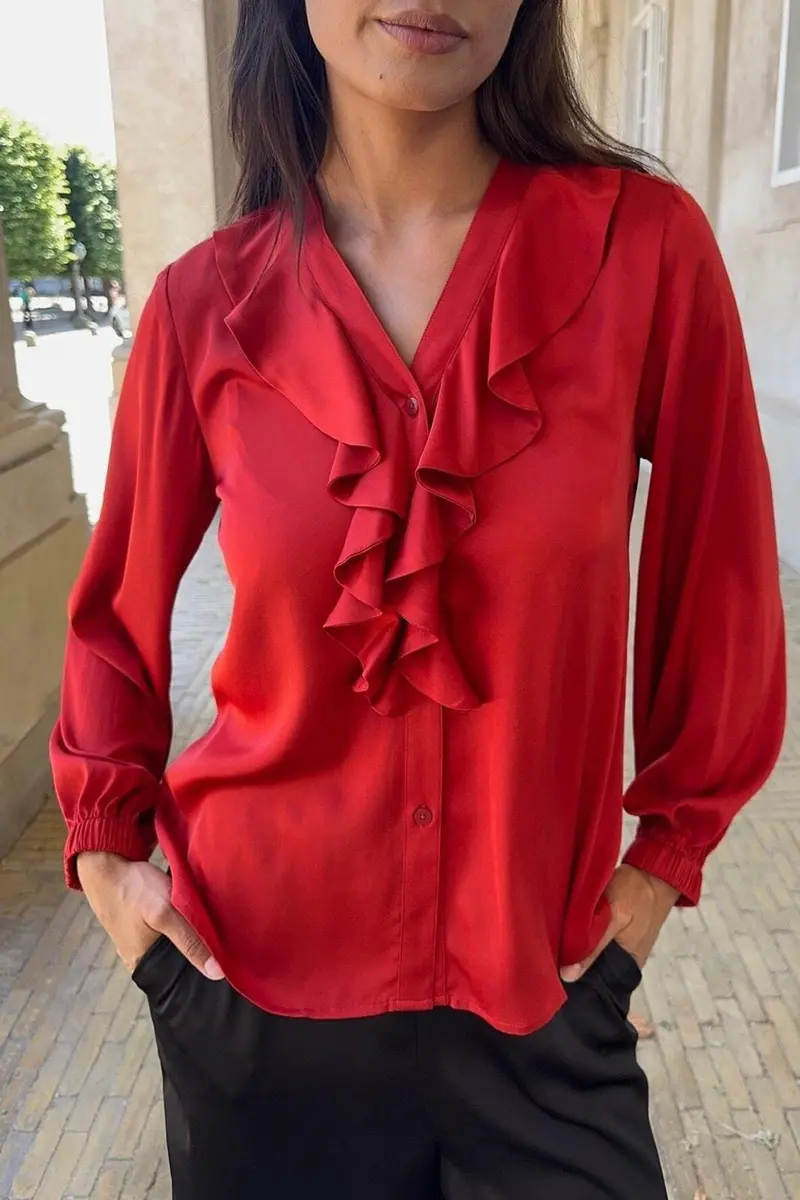 Karmamia - Sophia Blouse 2213 - Chili
