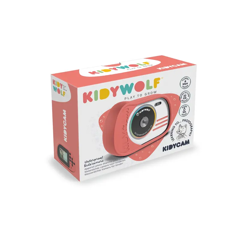 KidyWolf kamera, KidyCam pink