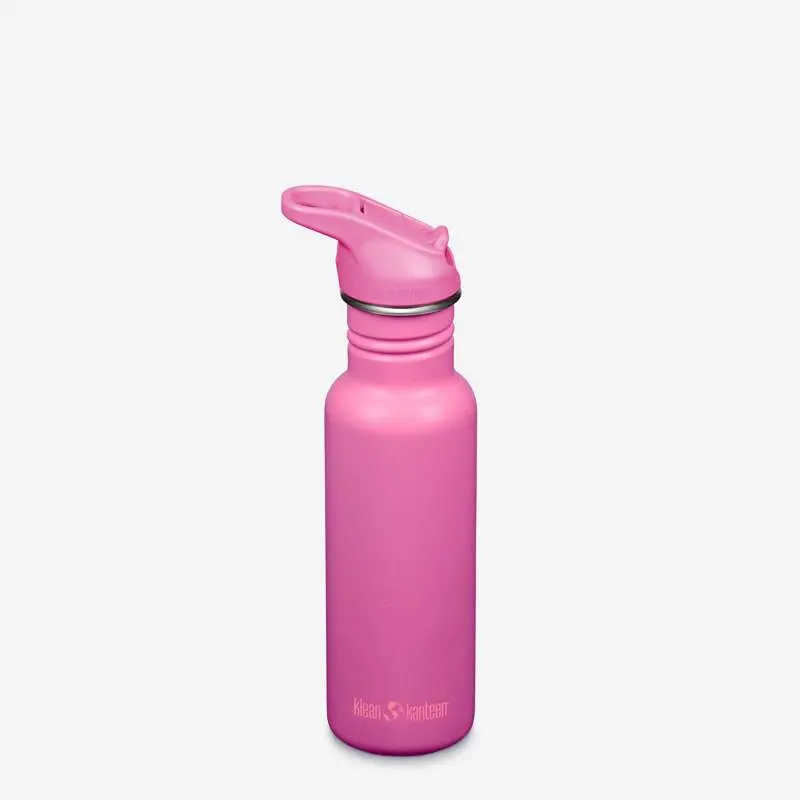 Klean Kanteen Classic Drikkedunk - Flip/Seal SportCap - 532ml - Rose Violet