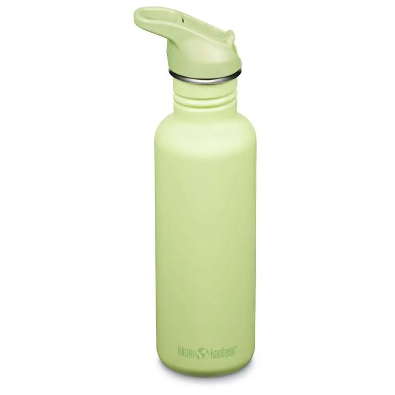 Klean Kanteen Classic Drikkedunk - Flip/Seal SportCap - 800ml - Shadow Lime