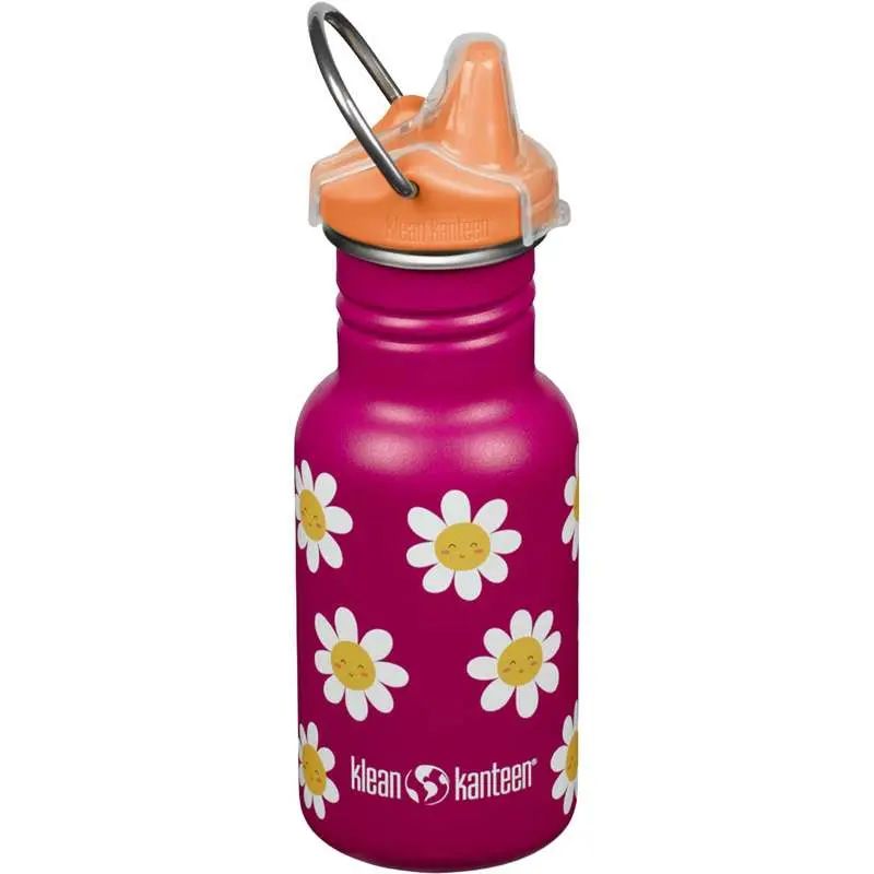 Klean Kanteen Classic Drikkedunk - Kid SippyCap - 355ml - Happy Flowers