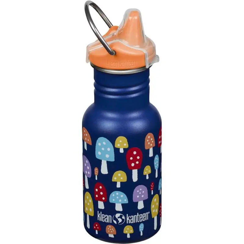 Klean Kanteen Classic Drikkedunk - Kid SippyCap - 355ml - Mushrooms