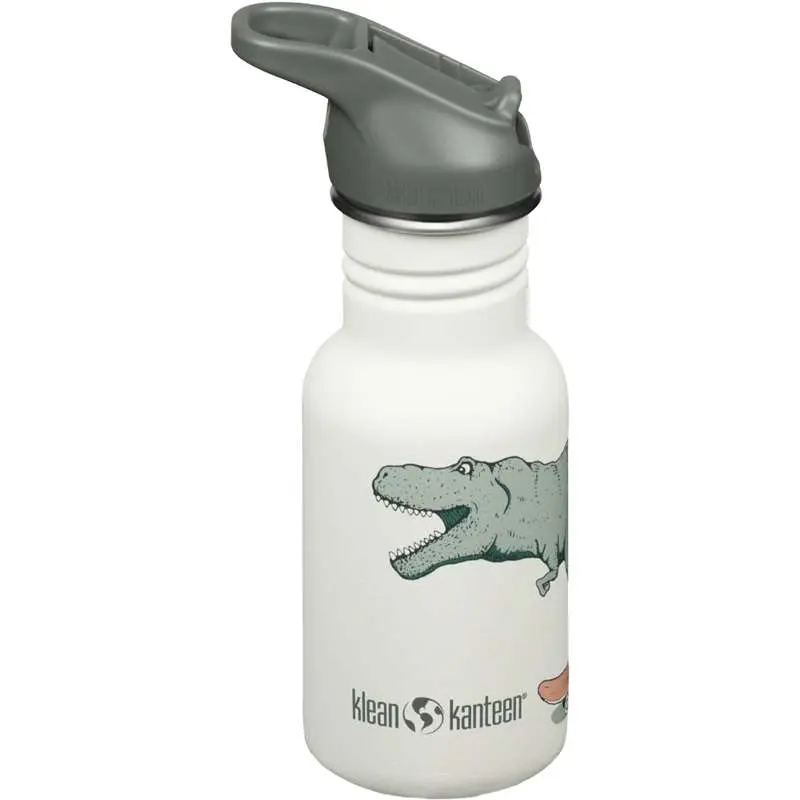 Klean Kanteen Classic Drikkedunk - Kid SportCap - 355ml - Dino Skate