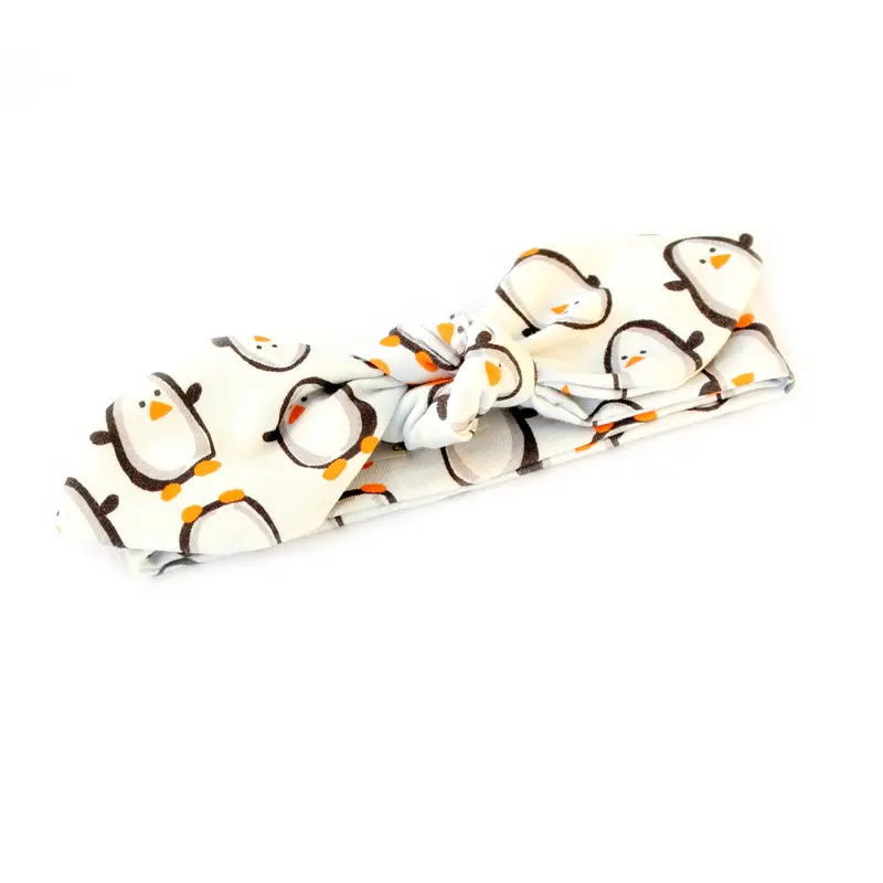 Knot-bow Headband | Penguins