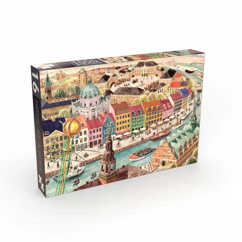 København puslespil Home of a King 1000 brikker fra Penny Puzzle