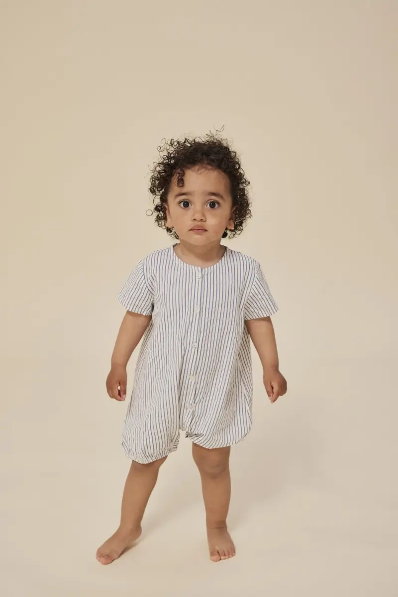 Konges Sløjd - Ace Romper Gots - Stripe Bluie