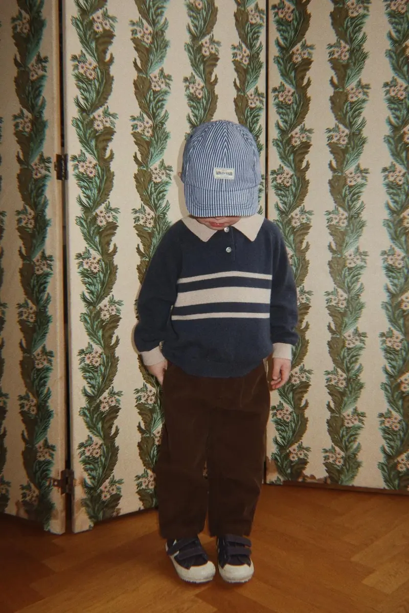 Konges Sløjd - Basi Polo Ks106376 - Dark Blue Stripe