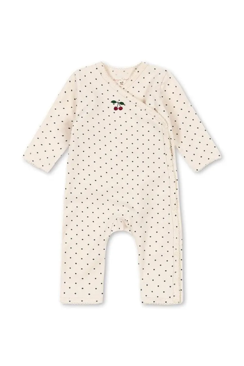 Konges Sløjd - Basic Newborn Onesie Gots Ks105898 - Blue Dot