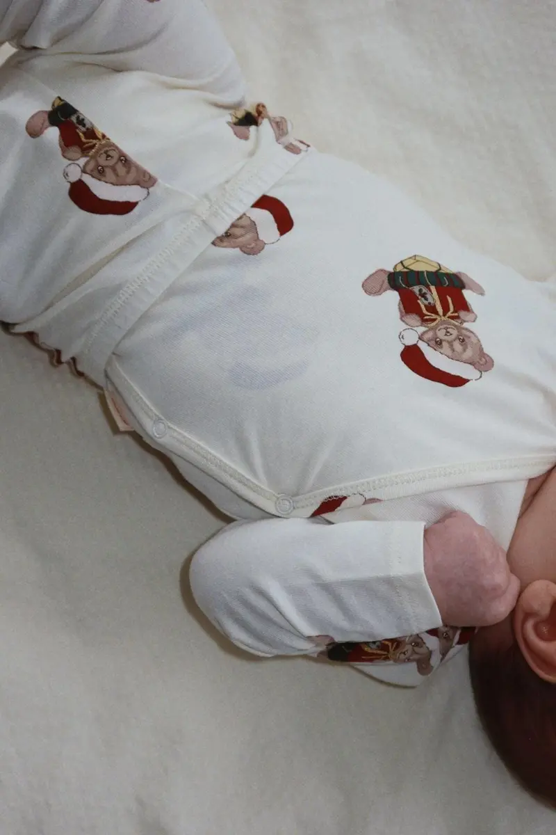 Konges Sløjd - Basic Newborn Set Gots Ks106382 - Teddy Bear