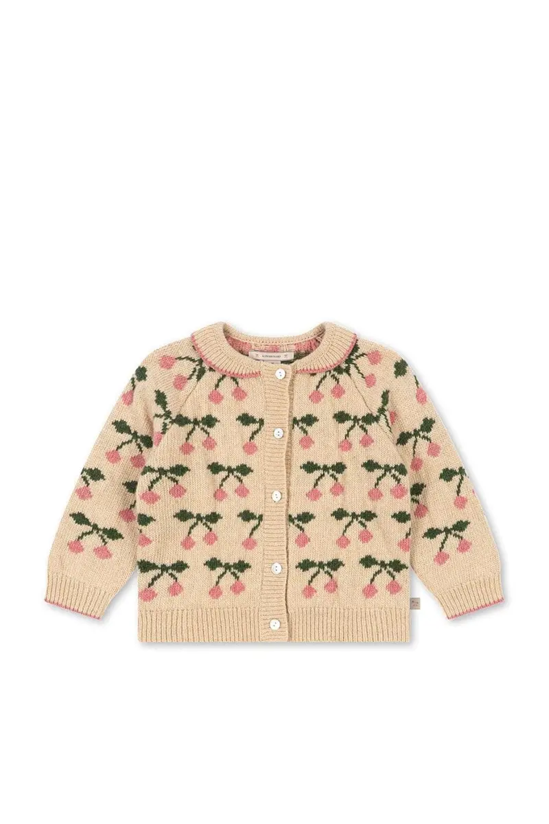 Konges Sløjd - Belou Collar Cardigan Ks105907 - Cherry