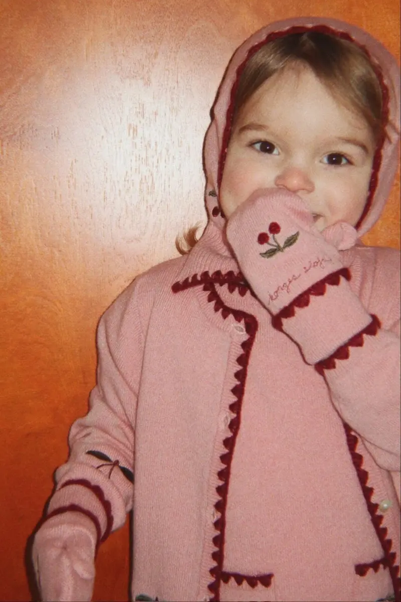 Konges Sløjd - Collette Mittens Ks106430 - Pale Blush