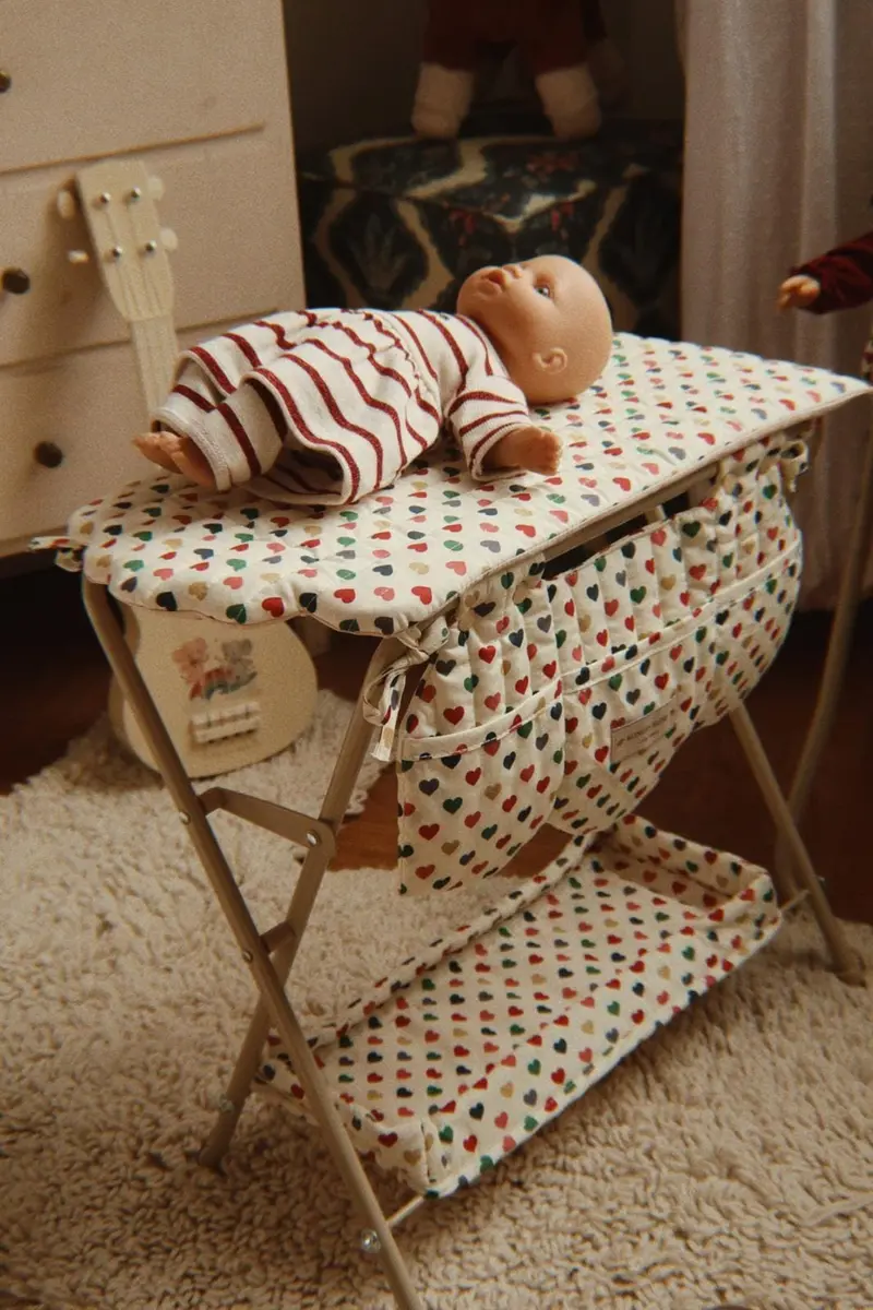 Konges Sløjd - Doll Changing Table Ks106451 - Coeur Coloré